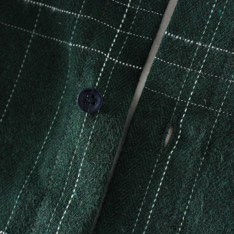 Plaid Moda Praktyczne Kieszonkowe Męskie Koszule Z Długim Rękawem