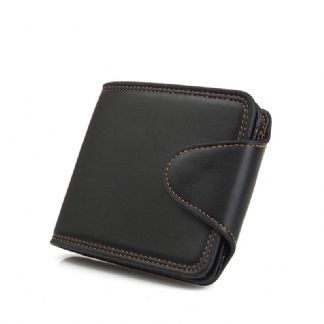 Portfel Męski Business Casual Zipper Short Card Holder