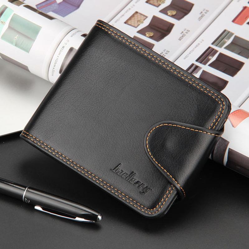 Portfel Męski Business Casual Zipper Short Card Holder