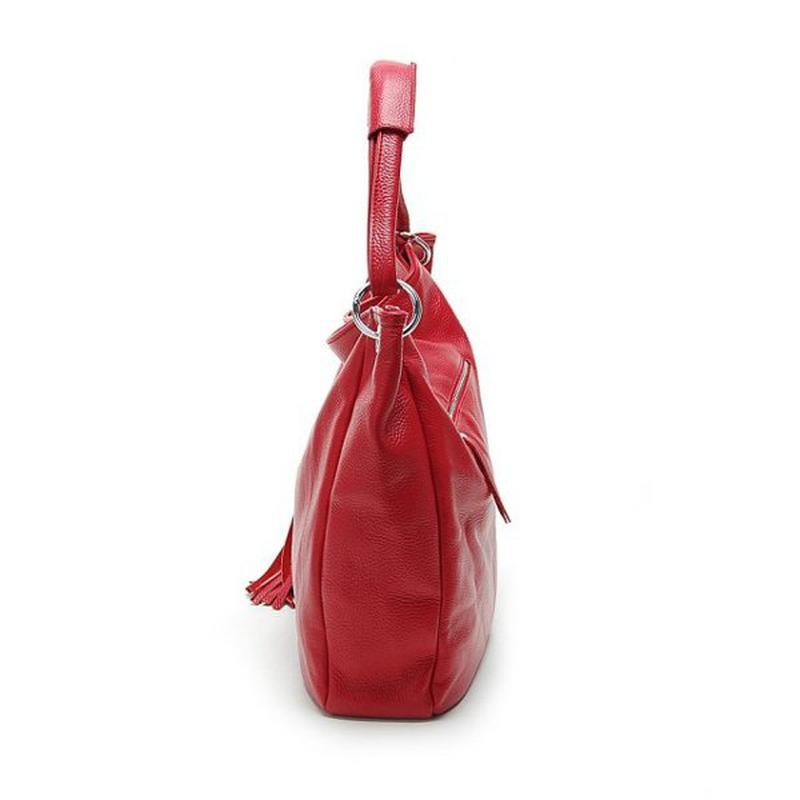 Pu Leather Damskie Vintage Tassel Torebka Luksusowa Torebka Tote Torba Przez Ramię