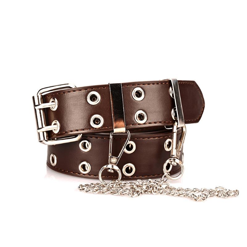 Punk Style Ladies Belt Jeans Moda Chain Dekoracyjny Pasek