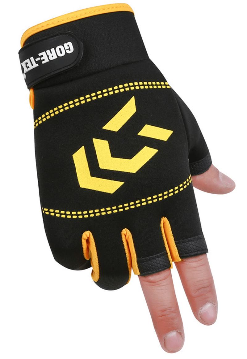 Rękawiczki Wędkarskie Rękawiczki Jeździeckie Z Trzema Palcami Summer Shade Ice Silk Athletic Gloves