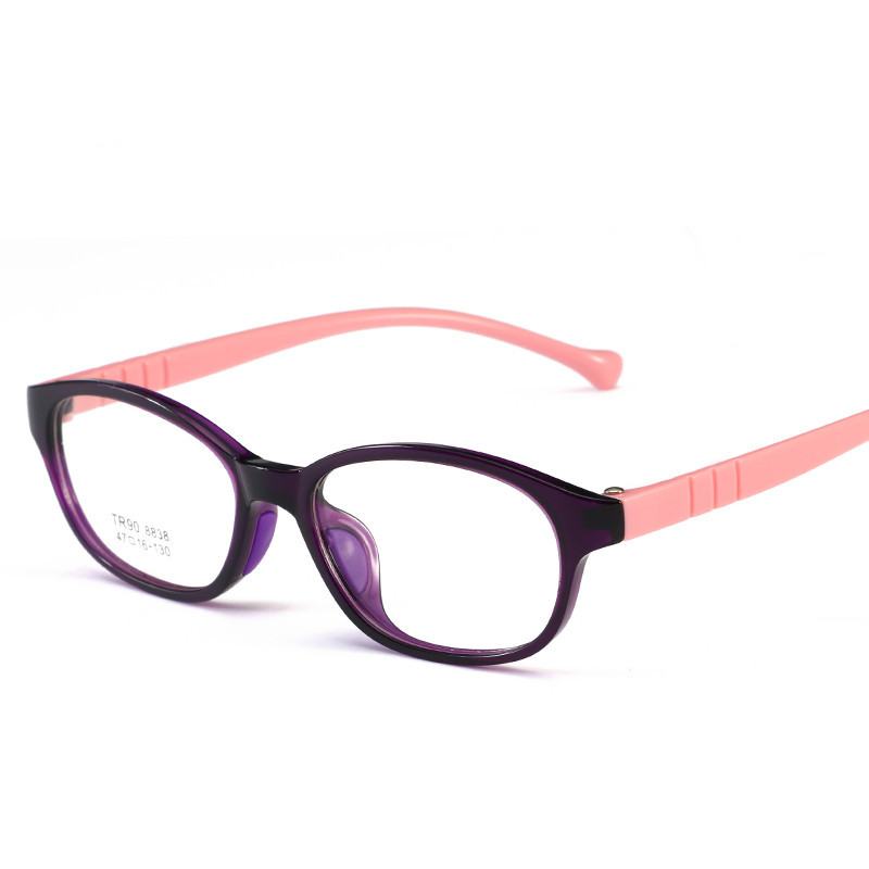 Retro Dziecięca Ultralekka Oprawka Okularów Dla Mężczyzn I Kobiet Baby Universal Wygodny Prosty Silikon