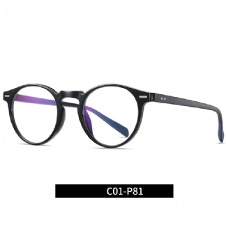 Retro Niebieskie Okulary Blokujące Światło 2320 Unisex