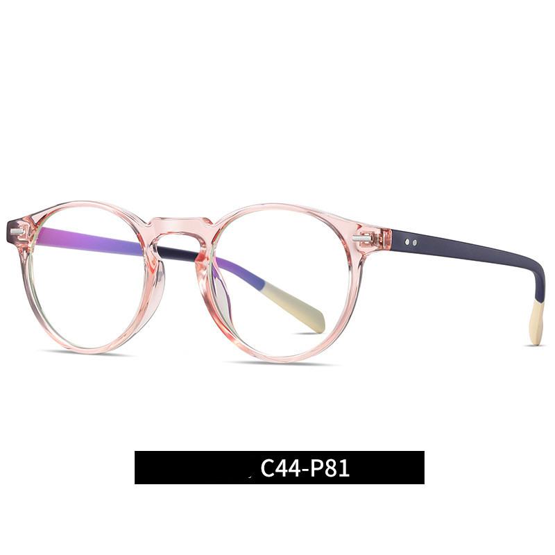 Retro Niebieskie Okulary Blokujące Światło 2320 Unisex