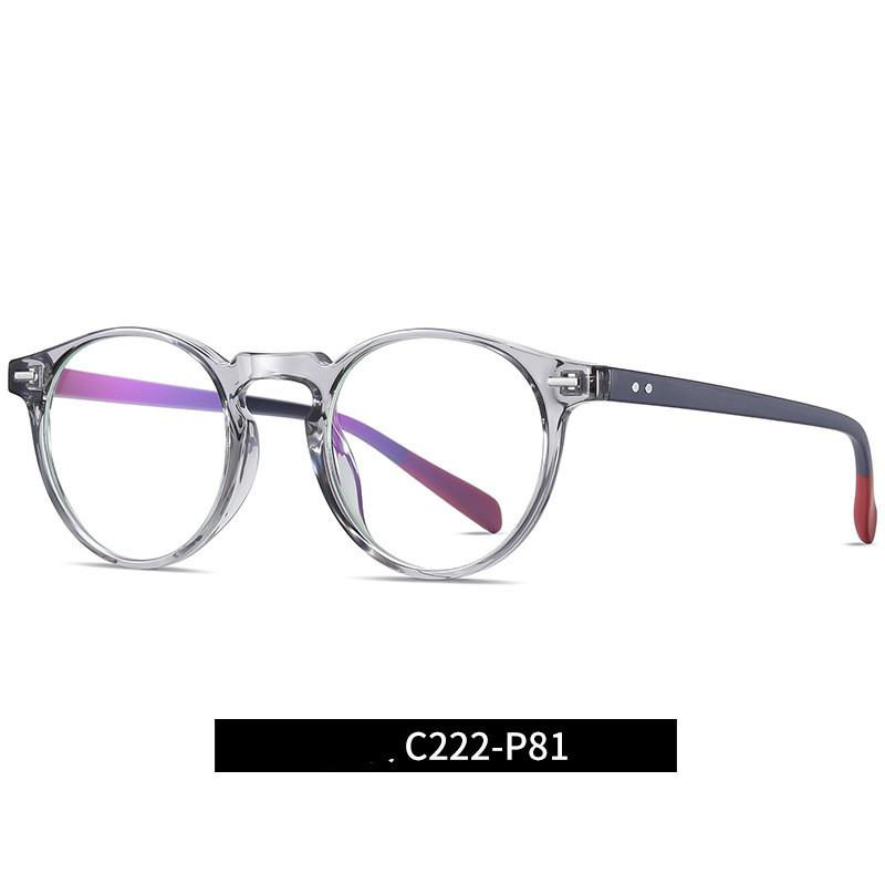 Retro Niebieskie Okulary Blokujące Światło 2320 Unisex