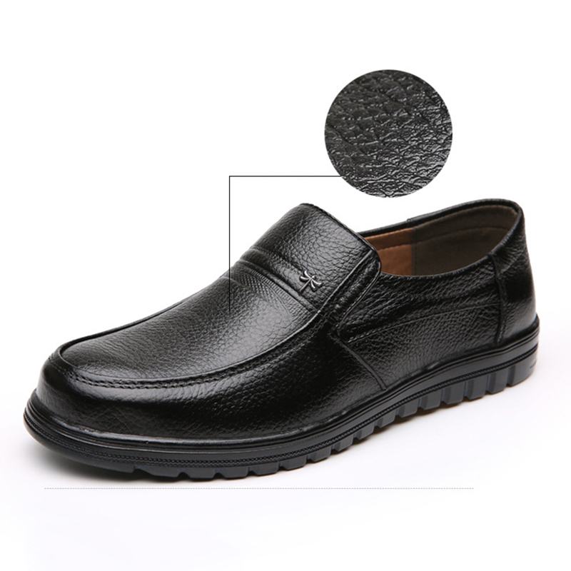 Retro Pure Color Antypoślizgowe Casual Business Oxfords