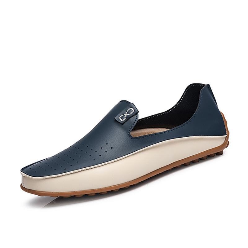 Rozmiar Us 6.5-11.5 Męskie Buty Outdoor Casual Okrągłe Toe Slip On Oddychające Mieszkania