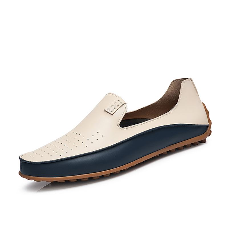 Rozmiar Us 6.5-11.5 Męskie Buty Outdoor Casual Okrągłe Toe Slip On Oddychające Mieszkania