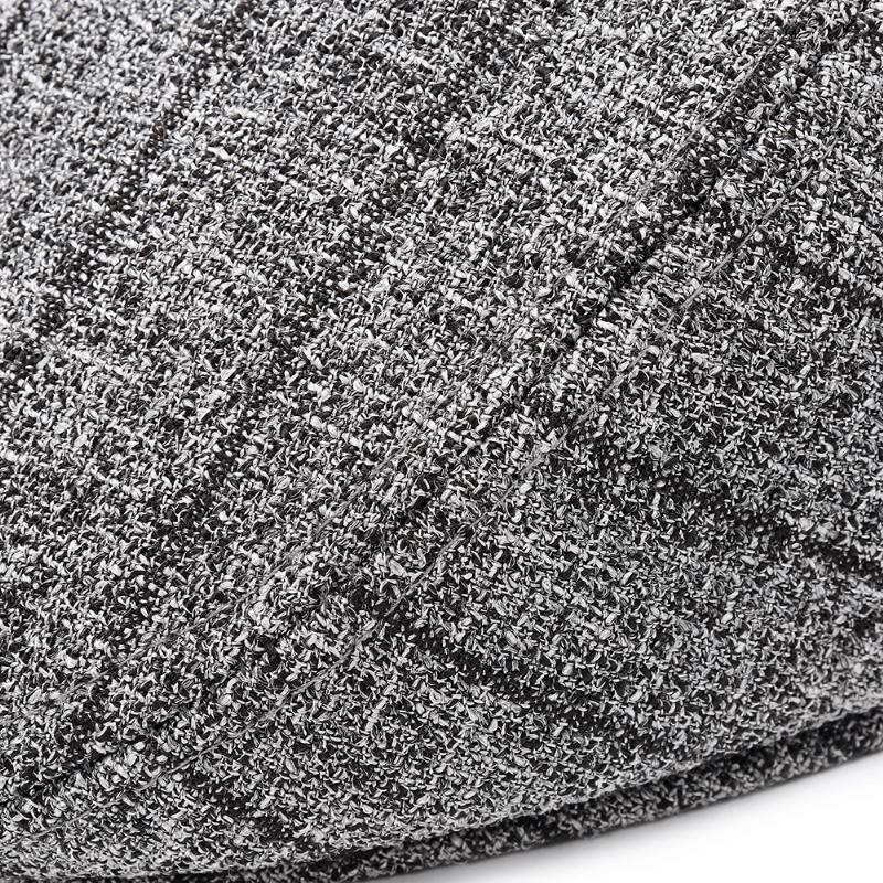 S / M / L Stripe Dad Casual Beret W Średnim Wieku Wygodne Lniane CZapki Old Man Forward