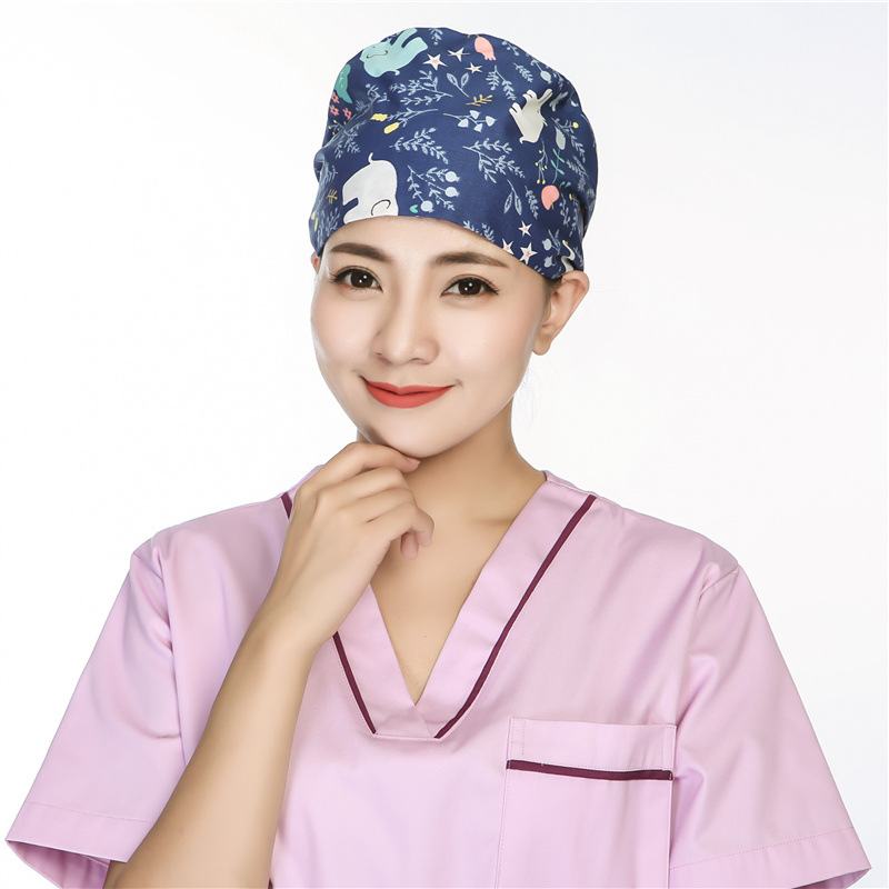 Scrub Caps CZapka Chirurgiczna Bawełniana Chemioterapia Cienki Turban