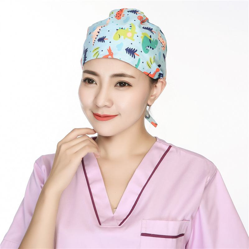 Scrub Caps CZapka Chirurgiczna Bawełniana Chemioterapia Cienki Turban