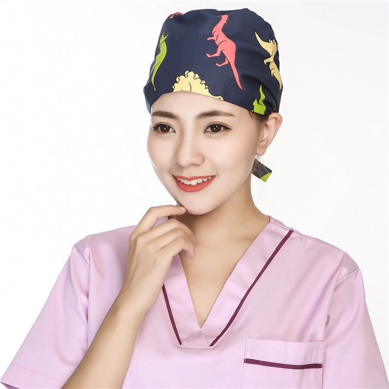 Scrub Caps CZapka Chirurgiczna Bawełniana Chemioterapia Cienki Turban