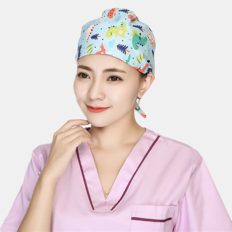 Scrub Caps CZapka Chirurgiczna Bawełniana Chemioterapia Cienki Turban