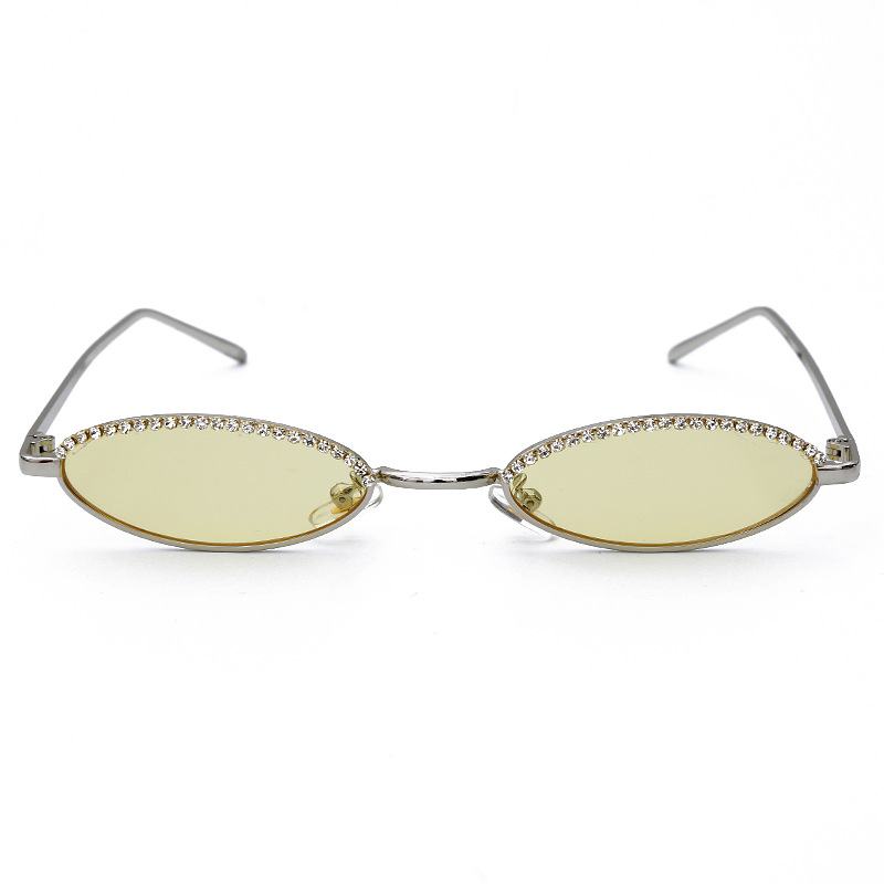 Spersonalizowane Kryształowe Modne Okulary Przeciwsłoneczne Kot Eye