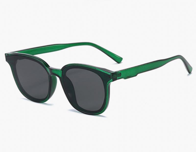 Spersonalizowane Małe Oprawki Fluorescencyjne Zielone Okulary Przeciwsłoneczne