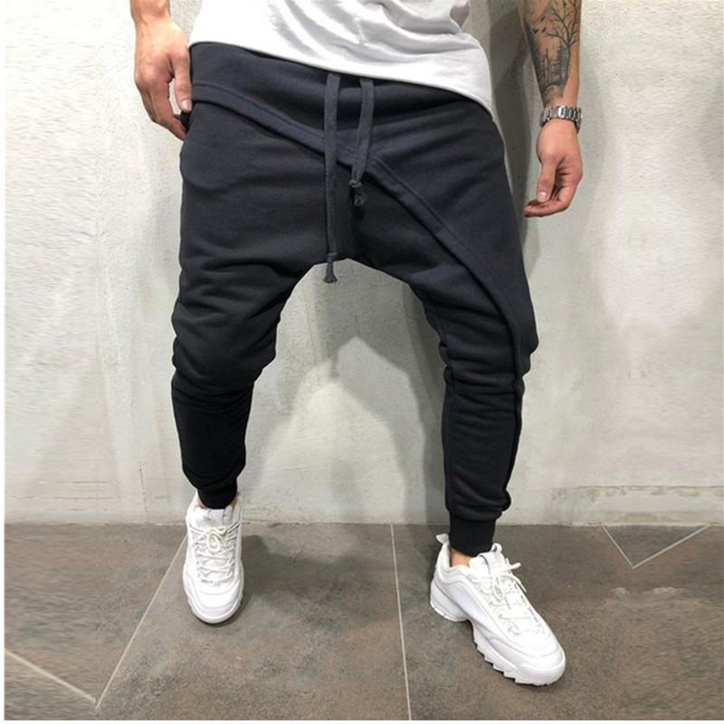 Spodnie Do Joggingu Spodnie Do Joggingu W Stylu Hip Hop Slim Casual Sportowe Spodnie Ze Sznurkiem Dla Mężczyzn