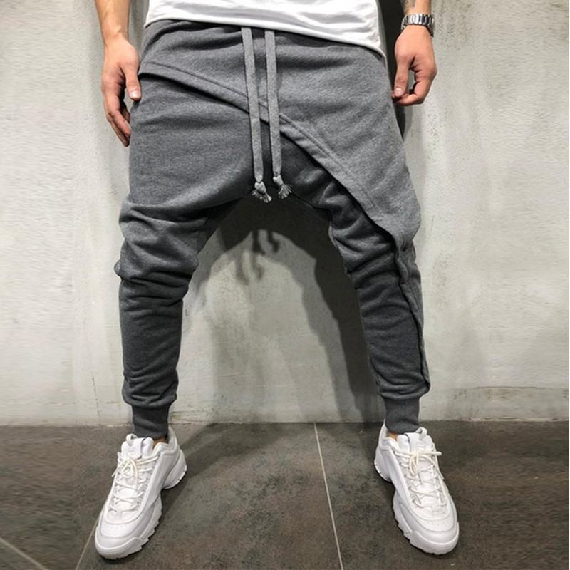 Spodnie Do Joggingu Spodnie Do Joggingu W Stylu Hip Hop Slim Casual Sportowe Spodnie Ze Sznurkiem Dla Mężczyzn