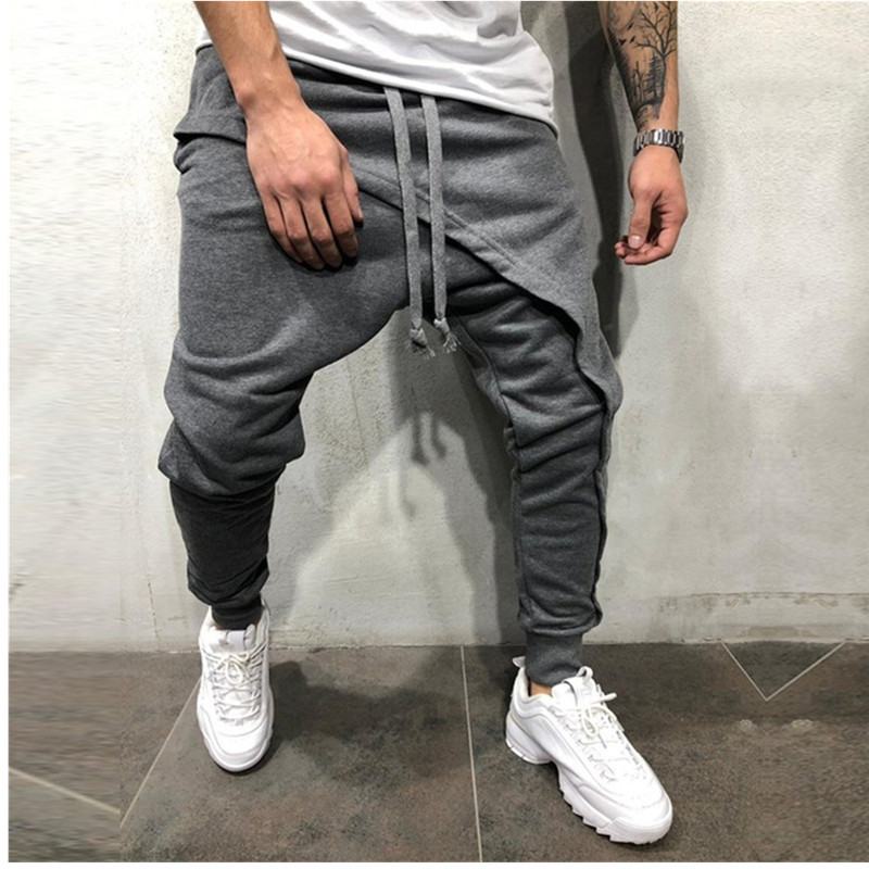 Spodnie Do Joggingu Spodnie Do Joggingu W Stylu Hip Hop Slim Casual Sportowe Spodnie Ze Sznurkiem Dla Mężczyzn