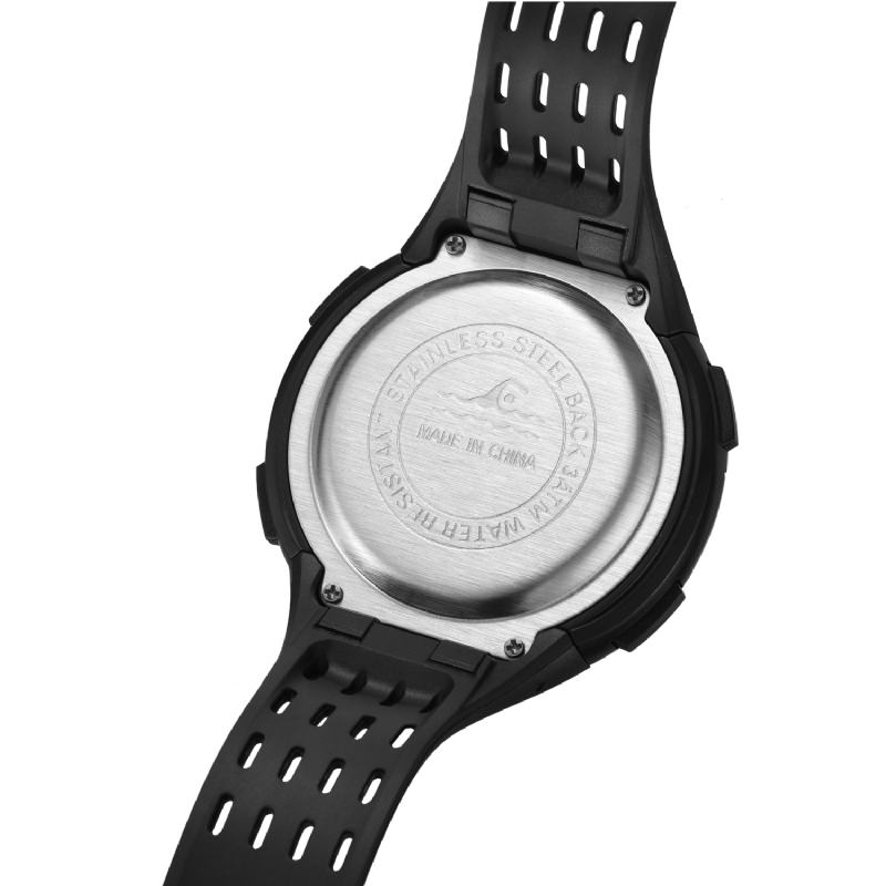 Sportowy Zegarek Męski 3atm Wodoodporny Wyświetlacz Świetlny Elektroniczny Zegarek Cyfrowy Z Dużą Tarczą