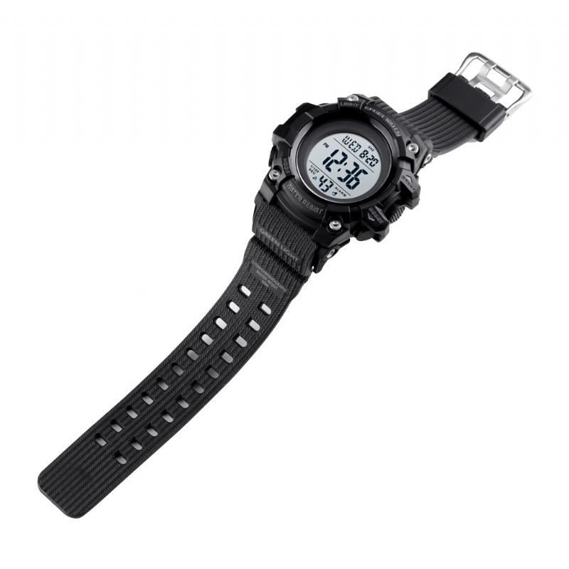 Sportowy Zegarek Męski Wodoodporny Świecący Wyświetlacz Daty Tydzień Stoper Odliczanie Outdoor Digital Watch