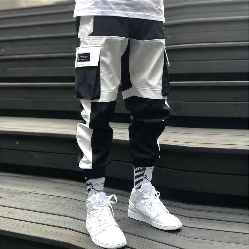 Streetwear Męskie Spodnie Z Wieloma Kieszeniami Cargo Harem Spodnie Hip Hop Casual Męskie Spodnie Do Biegania Spodnie Do Biegania Moda Harajuku Męskie Spodnie