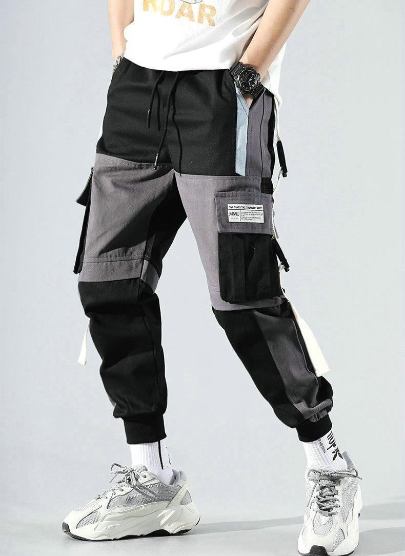 Streetwear Męskie Spodnie Z Wieloma Kieszeniami Cargo Harem Spodnie Hip Hop Casual Męskie Spodnie Do Biegania Spodnie Do Biegania Moda Harajuku Męskie Spodnie