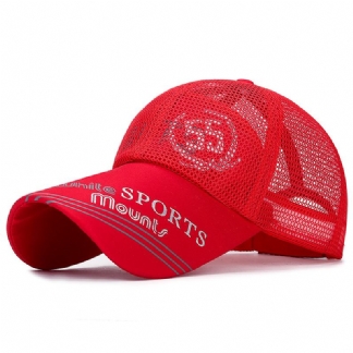 Summer Extended Eaves Sunscreen Baseball Cap Męski Odkryty Kapelusz Przeciwsłoneczny