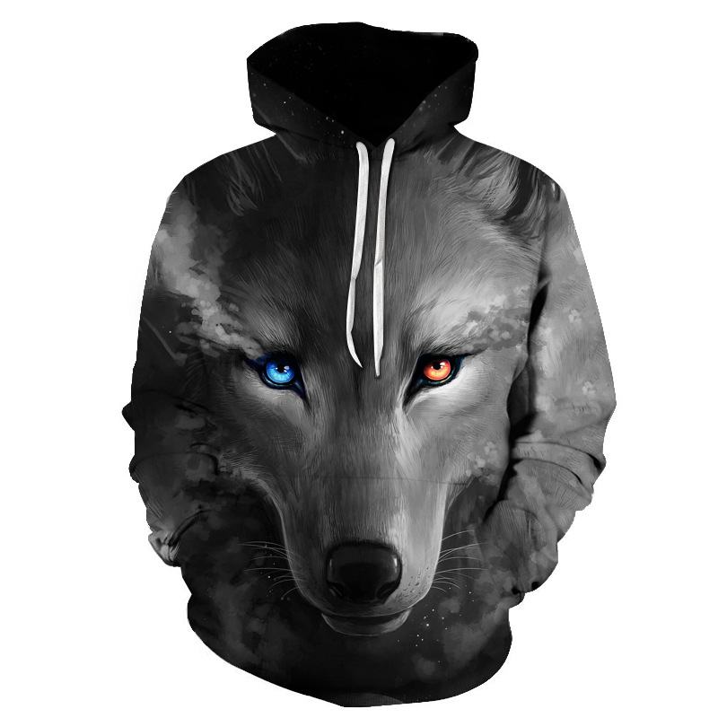 Szybka Sprzedaż W Handlu Zagranicznym Fox Wolf 3d Digital Nadruk Trend Producenci Swetrów Męskich Bezpośrednie Wsparcie W Dostosowywaniu Map
