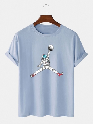T-shirty Z Krótkim Rękawem I Okrągłym Dekoltem Astronaut