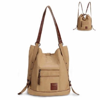 Torebka Damska Multi-carry Casual Canvas Torebka Torba Na Ramię Satchel Backpack