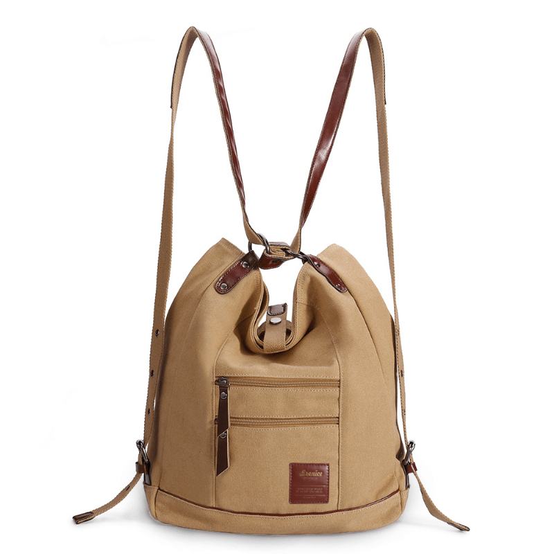 Torebka Damska Multi-carry Casual Canvas Torebka Torba Na Ramię Satchel Backpack