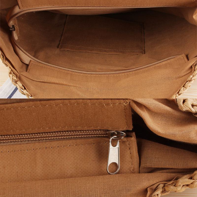 Torebki Damskie Simplicity Stripe Bag Torebki Tote Retro Beach Bag