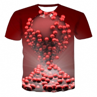 Trójwymiarowy T-shirt Z Nadrukiem 3d W Stosy