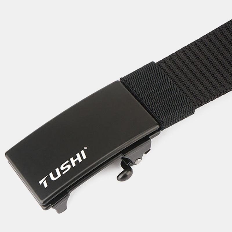 Tushi 120cm Męski Automatyczny Pasek Z Nylonową Klamrą Prosty Pasek