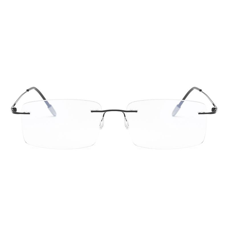 Ultralekkie Bezramkowe Zmieniające Kolor Okulary Z Automatycznym Zoomem I Anty-niebieskim Światłem