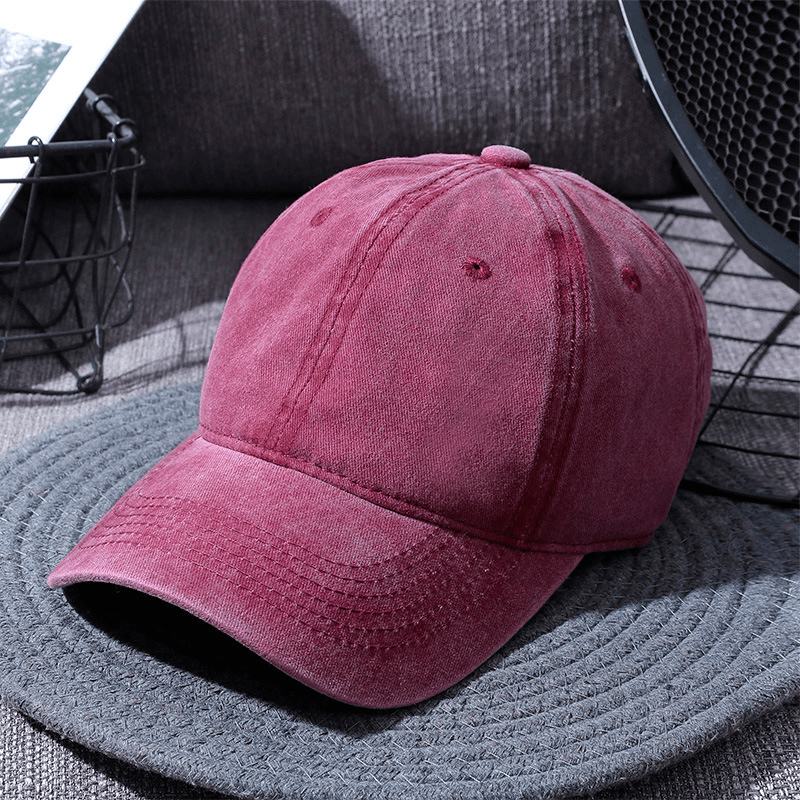 Umyte CZapki Z Daszkiem Dla Mężczyzn I Kobiet Outdoor Distressed Sun Hats Simple Caps