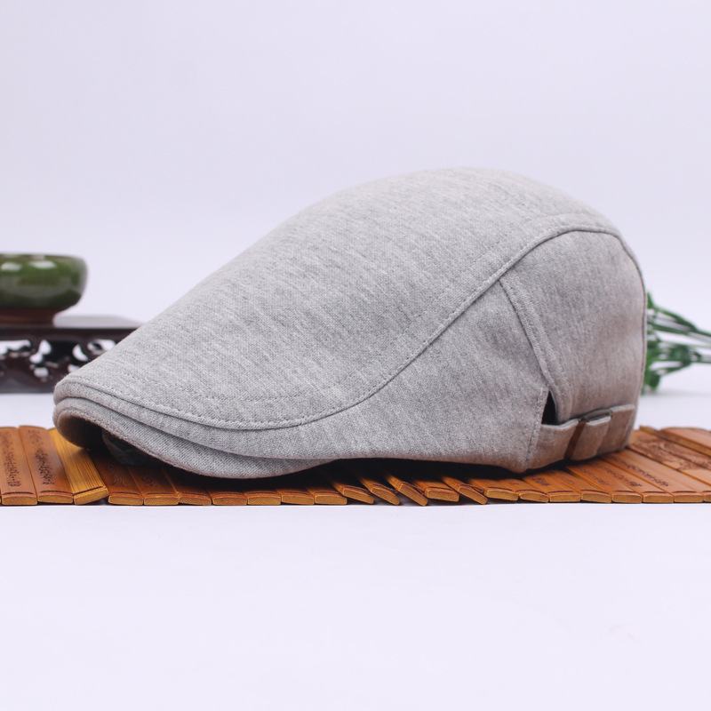 Unisex Bawełna Mieszanka Beret Kapelusz Papierowy Chłopiec Kaczy Dziób Golf Płaska Klamra CZapka Taksówkarz Dla Mężczyzn Kobiet