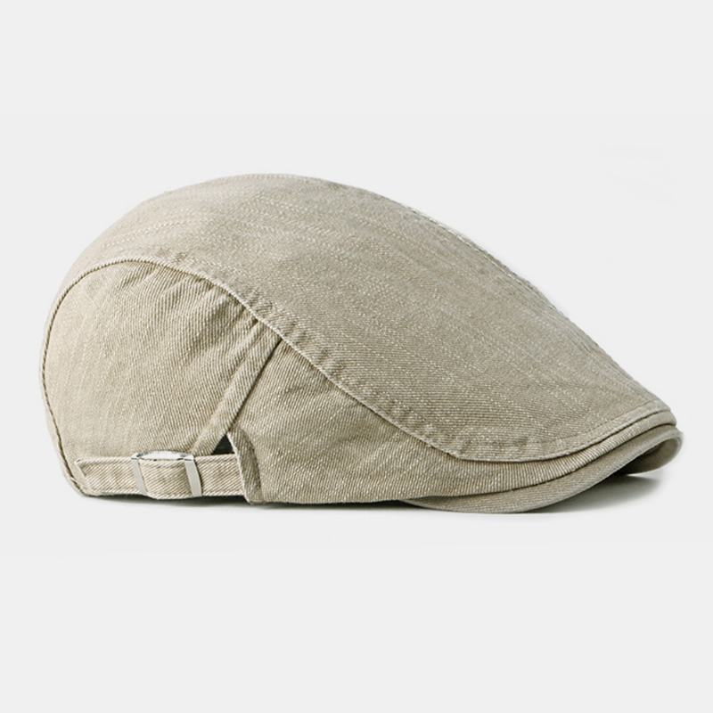 Unisex Bawełniane Litery Z Haftem Casual Moda Forward Hat Beret Hat