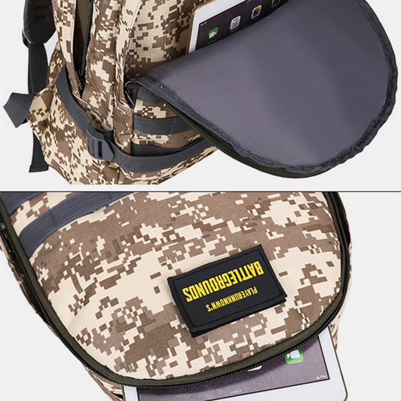 Unisex Camouflage Oxford Cloth Student School Bag Moda Game Trend Plecak