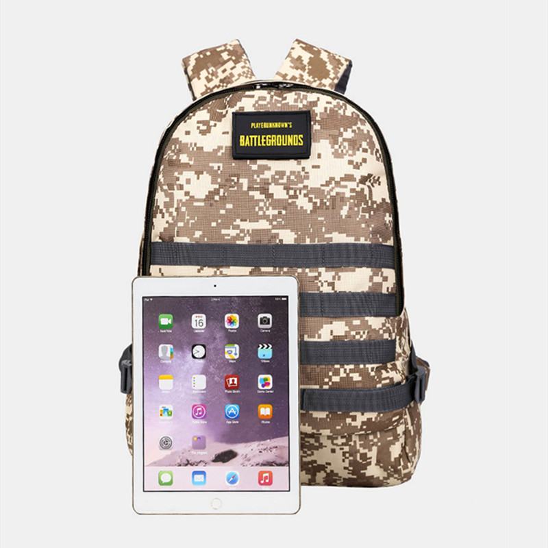 Unisex Camouflage Oxford Cloth Student School Bag Moda Game Trend Plecak