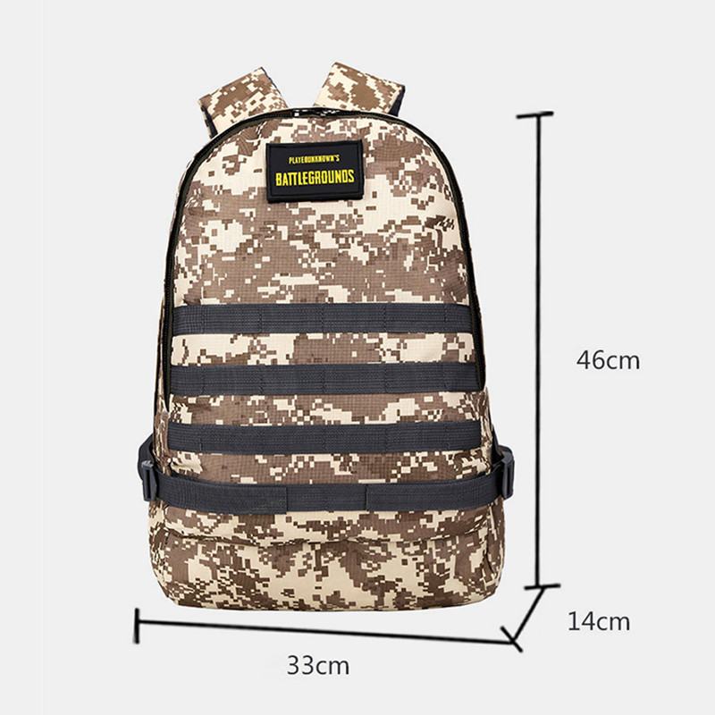 Unisex Camouflage Oxford Cloth Student School Bag Moda Game Trend Plecak