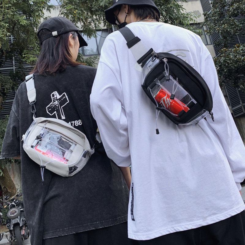 Unisex Casual Youth Outdoor Small Student Bag Torba Na Telefon Przezroczysta Torba Przezroczysta Torba