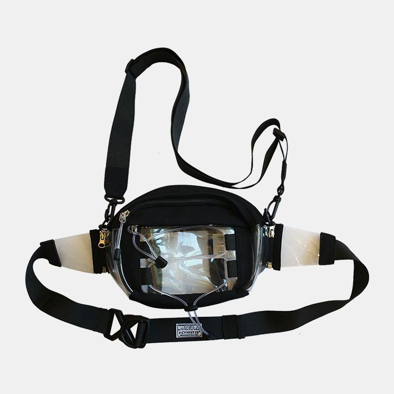 Unisex Casual Youth Outdoor Small Student Bag Torba Na Telefon Przezroczysta Torba Przezroczysta Torba