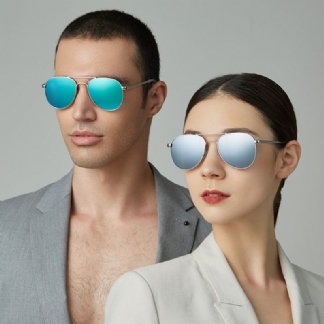 Unisex Casula Moda Pełna Metalowa Rama Wąska Obręcz Eleganckie Okulary Przeciwsłoneczne Z Ochroną Uv
