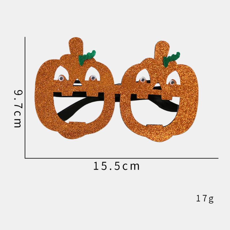 Unisex Filcowe Okulary Dla Dzieci Spider Pumpkin Skull Funny Party Decoration Okulary