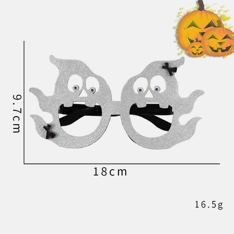 Unisex Filcowe Okulary Dla Dzieci Spider Pumpkin Skull Funny Party Decoration Okulary