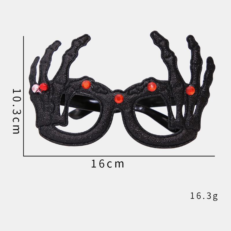 Unisex Filcowe Okulary Dla Dzieci Spider Pumpkin Skull Funny Party Decoration Okulary