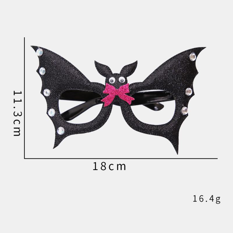 Unisex Filcowe Okulary Dla Dzieci Spider Pumpkin Skull Funny Party Decoration Okulary