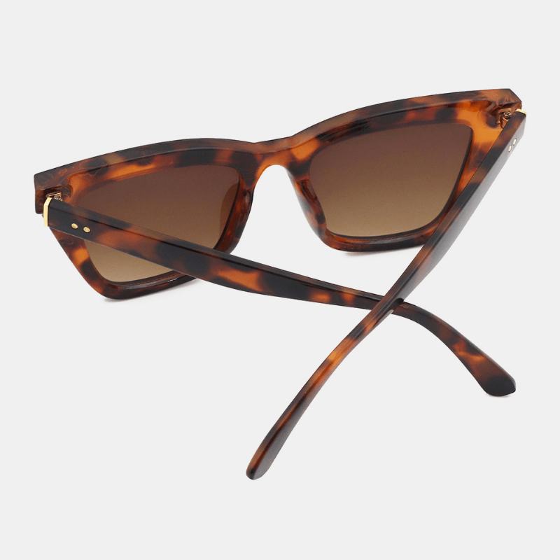Unisex Kwadratowe Okulary Przeciwsłoneczne Z Pełną Ramką Modne Na Co Dzień Z Ochroną Przed Promieniowaniem Uv